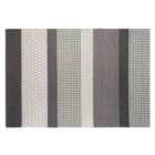 Beliani Rug AKKAYA Grey 140x200 cm Wool