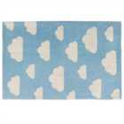 Beliani Kids Rug GWALIJAR Blue 60x90 cm Cotton