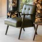 Brooklyn Armchair Heritage Green Leather