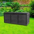 Gr8 Garden Black Plastic Storage Box (320L)
