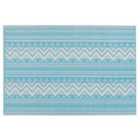 Beliani Outdoor Rug NAGPUR Turquoise 120x180 cm