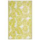 Beliani Outdoor Rug KOTA Yellow 120x180 cm Reversible