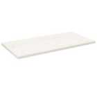 vidaXL Table Top White 100X50X2.5cm Solid Wood Pine Rectangular