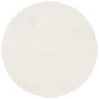 vidaXL Table Top White Ø50X2.5cm Solid Wood Pine