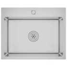 vidaXL Handmade Kitchen Sink Stainless Steel 51510