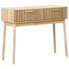 Beliani Console Table LYNWOOD Light Brown