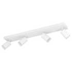 Eglo Melitello-Z Smart RGB LED 4-Light Spotlight - White