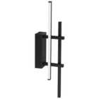 Eglo Trepiliano Modern LED Linear Wall Light - Black