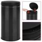 Automatic Sensor Dustbin 60L Carbon Steel Black