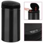 Automatic Sensor Dustbin 50L Carbon Steel Black
