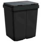 Dual Bin Anthracite 2X25L