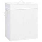 Bamboo Laundry Basket White 83L