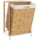 Laundry Basket 44X34X64Cm Water Hyacinth
