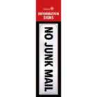 Classic Sign Information Sign No Junk Mail