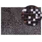 Beliani Rug AKKESE Brown 140x200 cm Leather