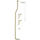 Bayswater High Level Flush Pipe Kit - Brushed Brass