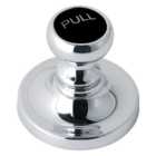 Bayswater Pull-Up Basin Waste - Chrome & Black