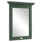 Bayswater Hunter Green Flat Bathroom Mirror - 600mm