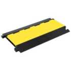 Vidaxl Cable Protector Ramp With 5 Channels 90 Cm Rubber