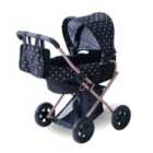 Teamson Kids Olivia's Little World - Pin Up Classic Doll Stroller, Black