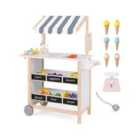 Costway Wooden Pretend Play Kids Grocery Store with Chalkboard-White