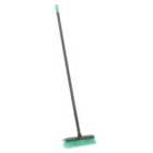 JVL Broom Grey/Turquoise