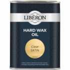 Liberon Hard Wax Oil 1L Clear Satin