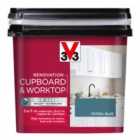 V33 Renovation Cupboard & Worktop Paint 750Ml Petrol Blue