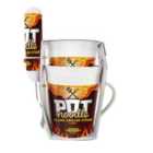 Flame Grilled Steak Pot Noodle Mug And Spinning Fork