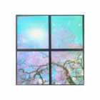 Ener-j LED Sky Cloud Panel With Cherry Blossom Trees 60X60Cms Set Of 4 Panels With Surface Mounting Frames