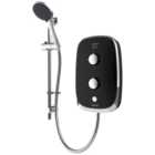 Aqualisa eMOTION Midnight Black & Chrome Electric Shower - 10.5kW