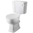 Bayswater Fitzroy Traditional Close Coupled Toilet Pan, Cistern & White Standard Seat