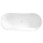 Wickes Hambleden Oval Freestanding Contemporary Bath - 1650 x 700mm