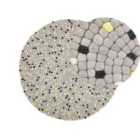 Beliani Rug PENEK Light Grey ? 140 cm Wool