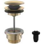 Wickes Mariz Universal Basin Waste - Brushed Brass