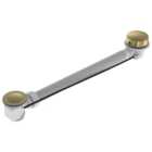 Wickes Mariz Bath Pop Up Waste & Overflow - Brushed Brass