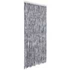 vidaXL Insect Curtain Silver 56X185cm Chenille