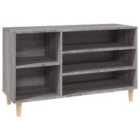 vidaXL Shoe Cabinet Grey Sonoma 102x36x60 cm Engineered Wood