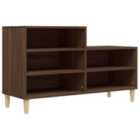 vidaXL Shoe Cabinet Brown Oak 102x36x60 cm Engineered Wood