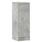 vidaXL Shoe Cabinet Concrete Grey 32x35x92 cm Engineered Wood