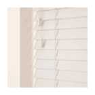 New Edge Blinds 50Mm Slat White Real Wood Venetian Blind With Strings 120Cm Drop 115Cm Wide