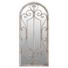 vidaXL Mirror Sand 100x45 cm Iron for Indoor Use