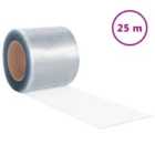 vidaXL Strip Curtain Roll PVC 2mm x 200mm 25 m