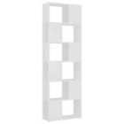 vidaXL Book Cabinet Room Divider White 60x24x186 cm