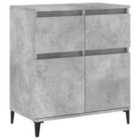 vidaXL Sideboard Concrete Grey 60x35x70 cm Engineered Wood