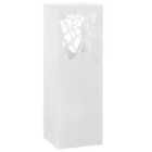 vidaXL Umbrella Stand Stones Steel White