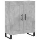 vidaXL Sideboard Concrete Grey 69.5x34x90 cm Engineered Wood