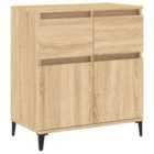 vidaXL Sideboard Sonoma Oak 60x35x70 cm Engineered Wood