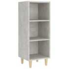vidaXL Sideboard Concrete Grey 34.5x32.5x90 cm Engineered Wood