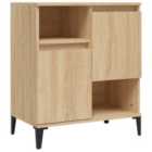 vidaXL Sideboard Sonoma Oak 60x35x70 cm Engineered Wood